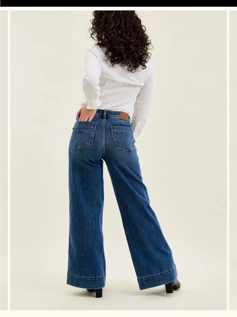 Judy Blue Lux Retro Wide Trouser Jeans size 9/29 - Picture 3 of 12